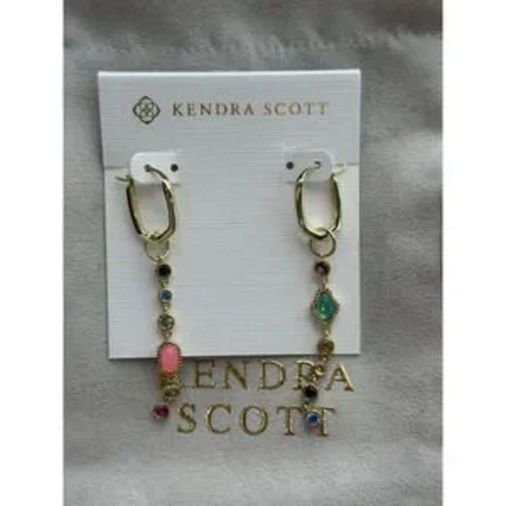 Kendra Scott Colorful Pendant Earrings